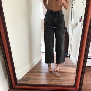 Wide leg jeans